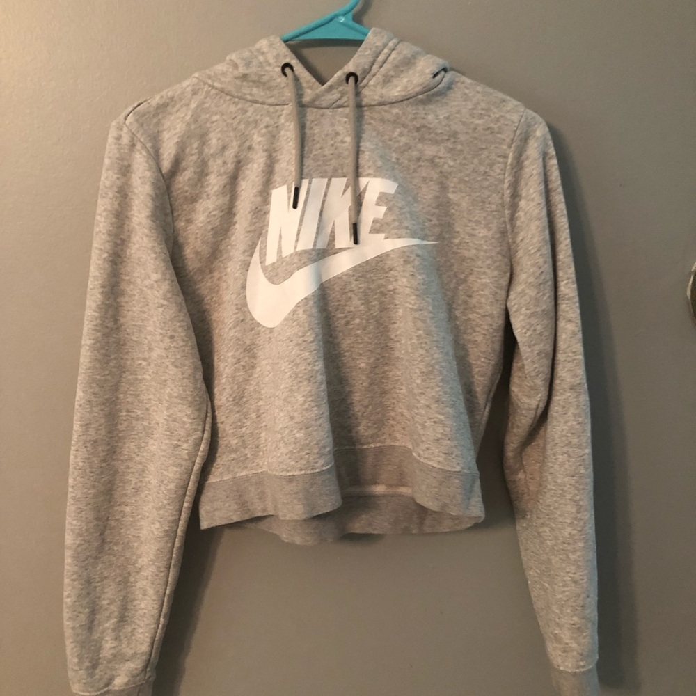 Girls Nike Crop Sweat Shirt